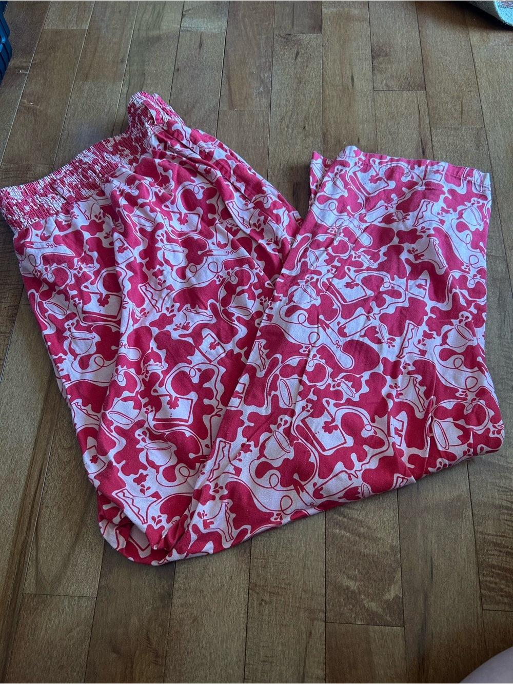 Lucy & Yak Limited Edition Cycles Print Period Pants Organic Cotton Pull-On